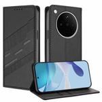 For OPPO Find X8s+ Embossed Multi-functional Wallet Retro Leather Phone Case(Black)