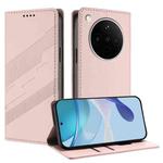 For OPPO Find X8s+ Embossed Multi-functional Wallet Retro Leather Phone Case(Pink)