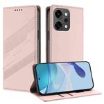 For OPPO Reno14 Pro Global Embossed Multi-functional Wallet Retro Leather Phone Case(Pink)