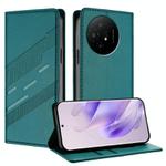 For TCL 50 XL 5G Embossed Multi-functional Wallet Retro Leather Phone Case(Dark Green)