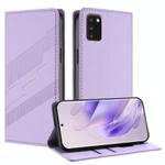 For TCL A3X Embossed Multi-functional Wallet Retro Leather Phone Case(Light Purple)