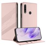 For TCL L10 Pro Embossed Multi-functional Wallet Retro Leather Phone Case(Pink)
