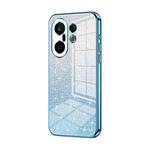 For vivo S30 Pro mini Gradient Glitter Powder Electroplated Phone Case(Blue)