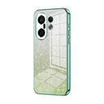For vivo S30 Pro mini Gradient Glitter Powder Electroplated Phone Case(Green)