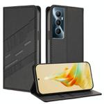 For Realme C65 4G Embossed Multi-functional Wallet Retro Leather Phone Case(Black)