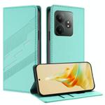 For Realme GT Neo6 Embossed Multi-functional Wallet Retro Leather Phone Case(Mint Green)