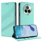 For Realme P3 Pro 5G Embossed Multi-functional Wallet Retro Leather Phone Case(Mint Green)