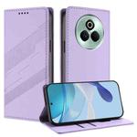 For Realme P3 Pro 5G Embossed Multi-functional Wallet Retro Leather Phone Case(Light Purple)
