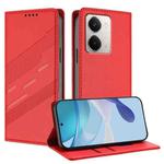 For Realme P3 Ultra 5G Embossed Multi-functional Wallet Retro Leather Phone Case(Red)