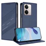 For Realme P3 Ultra 5G Embossed Multi-functional Wallet Retro Leather Phone Case(Dark Blue)
