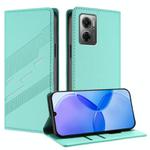 For Redmi 10 5G Embossed Multi-functional Wallet Retro Leather Phone Case(Mint Green)