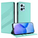 For Redmi Note 12 4G Embossed Multi-functional Wallet Retro Leather Phone Case(Mint Green)