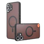 For Nothing CMF Phone 2 Pro Armor MagSafe PC Hybrid TPU Phone Case(Frosted Black)