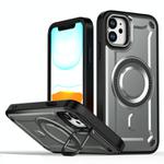 For iPhone 11 MagSafe PC Phone Case with Lens Holder(Grey)