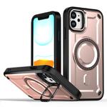 For iPhone 11 MagSafe PC Phone Case with Lens Holder(Desert Gold)