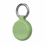 For AirTag Wave Protective Protective Case Cover with Keychain(Avocado Green)