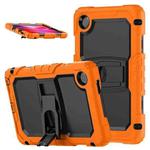 For Lenovo Tab One / K9 TB305FU 2025 Silicone Hydric PC Tablet Case with Shoulder Strap & Holder(Orange)