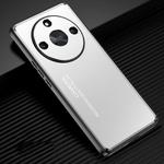For Honor X50 Frosted Metal Phone Case(Silver)