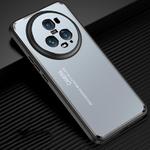 For Honor Magic5 Pro Frosted Metal Phone Case(Blue)