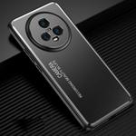 For Honor Magic5 Frosted Metal Phone Case(Black)