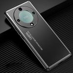For Honor Magic5 Lite Frosted Metal Phone Case(Black)