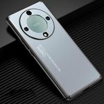 For Honor Magic5 Lite Frosted Metal Phone Case(Blue)