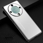 For Honor Magic5 Lite Frosted Metal Phone Case(Silver)
