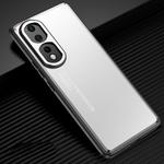For Honor 80 Pro Flat Frosted Metal Phone Case(Silver)