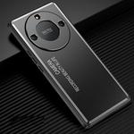 For Honor X40 Frosted Metal Phone Case(Black)