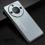 For Honor X40 Frosted Metal Phone Case(Blue)