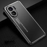 For Honor X40i Frosted Metal Phone Case(Black)
