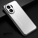 For Honor X40i Frosted Metal Phone Case(Silver)