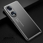 For Honor 70 Frosted Metal Phone Case(Black)