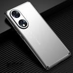 For Honor 70 Frosted Metal Phone Case(Silver)