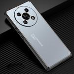 For Honor X30 Frosted Metal Phone Case(Blue)