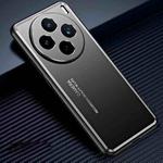For vivo X200s Frosted Metal Phone Case(Black)