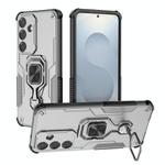 For Samsung Galaxy S25+ 5G Metal Kickstand TPU Hybrid PC Phone Case(Grey)