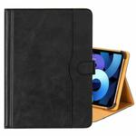 11-12.4 inch Two-Color Cowhide Leather Tablet Case(Black)