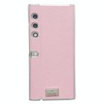 For Honor V Purse Transparent Edge Litchi Texture Phone Case(Pink)