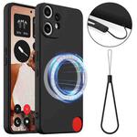 For Nothing CMF Phone 2 Pro Shockproof Silicone Magsafe Phone Case(Black)