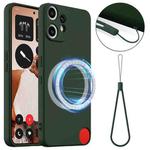 For Nothing CMF Phone 2 Pro Shockproof Silicone Magsafe Phone Case(Dark Green)