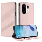 For vivo S30 Pro mini Embossed Multi-functional Wallet Retro Leather Phone Case(Pink)