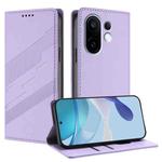 For vivo S30 Pro mini Embossed Multi-functional Wallet Retro Leather Phone Case(Light Purple)