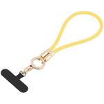 Adjustable Silicone Phone Anti-lost Short Lanyard(Yellow)