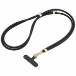 Adjustable Liquid Silicone Phone Anti-lost Long Lanyard(Black)
