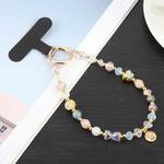 Crystal Chain Phone Anti-lost Short Lanyard(Butterfly)