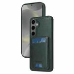 For Samsung Galaxy S24+ 5G BETOPNICE Vertical Flip Detachable MagSafe Wallet Phone Case(Green)