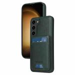 For Samsung Galaxy S23+ 5G BETOPNICE Vertical Flip Detachable MagSafe Wallet Phone Case(Green)