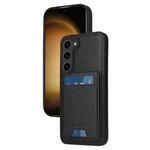 For Samsung Galaxy S23+ 5G BETOPNICE Vertical Flip Detachable MagSafe Wallet Phone Case(Black)