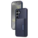 For Samsung Galaxy S24+ 5G BETOPNICE Horizontal Flip Detachable MagSafe Wallet Phone Case(Blue)